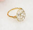Bague 55 Art déco - Bague diamants en or jaune 585 et platine 58 Facettes 2641