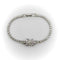 Bracelet Art déco - Bracelet ligne fleur en platine et diamants 58 Facettes A20072