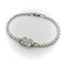 Bracelet Art déco - Bracelet ligne fleur en platine et diamants 58 Facettes A20072