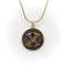 Pendentif Cartier - Pendentif médaillon vintage en or jaune 14K émaillé 58 Facettes A1003B