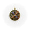 Pendentif Cartier - Pendentif médaillon vintage en or jaune 14K émaillé 58 Facettes A1003B