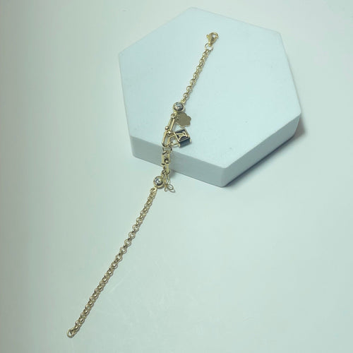 Bracelet Bracelet en or jaune 14 carats 4,55 g 58 Facettes 250378