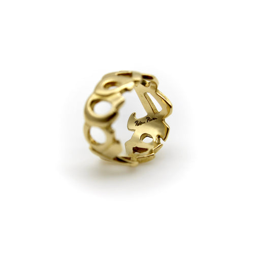 Bague Tiffany & Co. Paloma Picasso Graffiti - Bague en or jaune 18k 58 Facettes