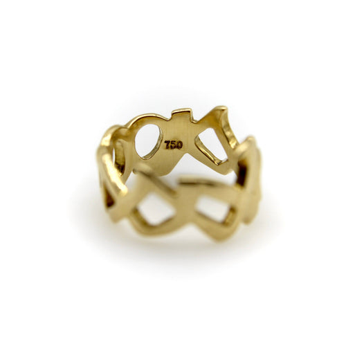 Bague Tiffany & Co. Paloma Picasso Graffiti - Bague en or jaune 18k 58 Facettes