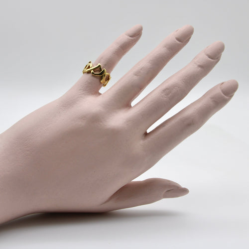 Bague Tiffany & Co. Paloma Picasso Graffiti - Bague en or jaune 18k 58 Facettes