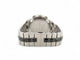 Montre Christian Dior Cristal - Montre chronographe en acier palladié sertie de diamants 58 Facettes 270228