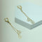 Boucles d'oreilles Boucles d’oreilles pendantes en or jaune 14 carats 58 Facettes 250389