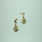 Boucles d'oreilles Boucles d’oreilles pendantes feuille texturée en or jaune 18 carats 58 Facettes 250232