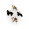 Pendentif Pendentif vintage - Charm boxer en or jaune 14K émaillé 58 Facettes