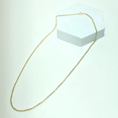 Collier Collier en or jaune 18 carats 3,15 g 48,5 cm 58 Facettes 260008