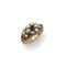 Bague 55 Bague fleur victorienne en or 15K avec perles et rubis 58 Facettes A2001A