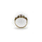 Bague 55 Bague fleur victorienne en or 15K avec perles et rubis 58 Facettes A2001A