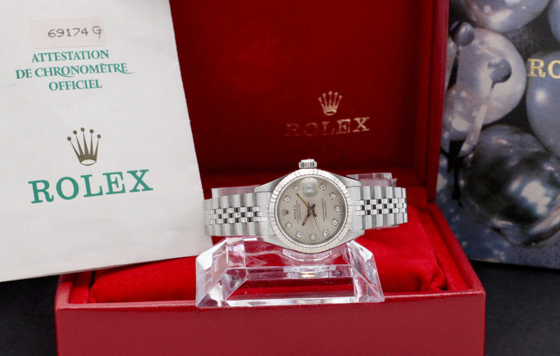 Montre Rolex Lady-Datejust - Montre dame réf. 69174G 26 mm acier 58 Facettes ROL/LDJ/545