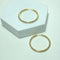 Boucles d'oreilles Boucles d'oreilles créoles rondes en or jaune 18 carats 3,08 g 58 Facettes 260010