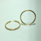 Boucles d'oreilles Boucles d'oreilles créoles rondes en or jaune 18 carats 3,08 g 58 Facettes 260010