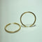 Boucles d'oreilles Boucles d'oreilles créoles rondes en or jaune 18 carats 3,08 g 58 Facettes 260010