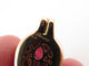 Pendentif Poiray - Pendentif vintage en or jaune 18k et pierre rose 58 Facettes 272210