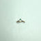 Bague 52 Bague fine en or jaune 18 carats avec pierre verte, taille 52 58 Facettes 260016