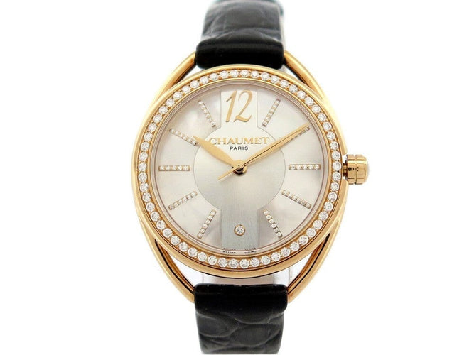 Montre Chaumet Liens Lumière - Montre femme quartz en or jaune 18k, diamants et nacre 58 Facettes 253809