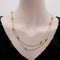 Collier Époque victorienne - Collier sautoir station en or 14 carats et améthystes 58 Facettes A2001N