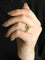 Bague 48 Bague nœud vintage en or jaune 14 carats 58 Facettes 1108.8