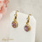 Boucles d'oreilles Boucles d’oreilles vintage en or jaune 14 carats et améthystes 58 Facettes 2788