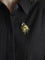 Broche Becker & Brasier - Broche volcan en or jaune 18 carats et émail 58 Facettes 1210.4