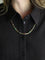 Collier Sautoir - Chaîne maille gourmette en or jaune 14k avec cabochons 58 Facettes 1211.7