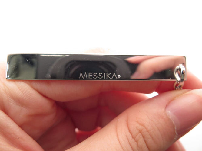 Collier Messika Kate - Collier sautoir pendentif vertical en or blanc 18k et diamants 58 Facettes 268837