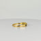 Bague Bague vintage en or jaune 18k avec saphirs bleus et diamants 58 Facettes 2505010
