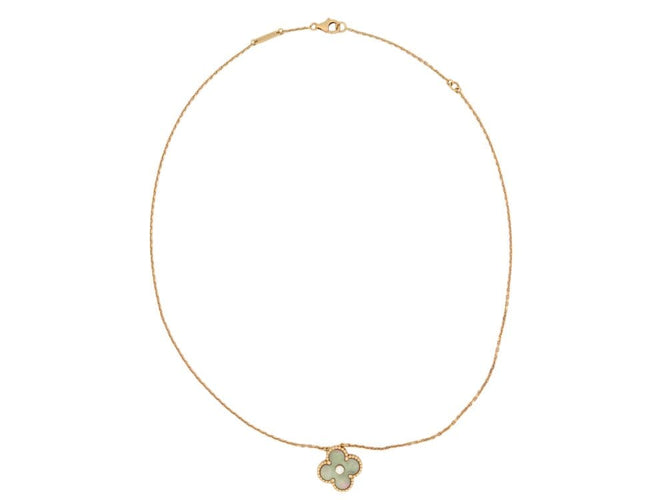Collier Van Cleef & Arpels Vintage Alhambra - Collier en or rose 18k et nacre 58 Facettes 267151