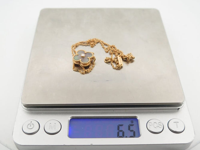 Collier Van Cleef & Arpels Vintage Alhambra - Collier en or rose 18k et nacre 58 Facettes 267151