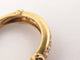 Bague 52 Alliance jonc demi-sertie 20 diamants 0,3 ct en or jaune 18k, T52 58 Facettes 272441