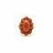 Bague Bague rétro en or 14k au corail cabochon 58 Facettes A2002D
