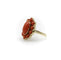 Bague Bague rétro en or 14k au corail cabochon 58 Facettes A2002D