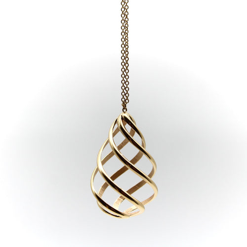 Collier Tiffany & Co. Paloma Picasso Venezia - Collier pendentif spiralé en or jaune 18k 58 Facettes