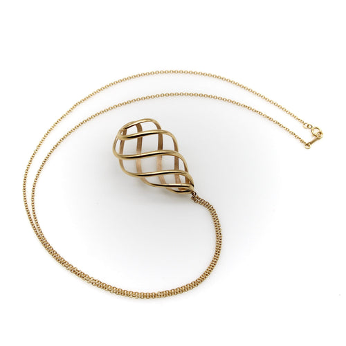 Collier Tiffany & Co. Paloma Picasso Venezia - Collier pendentif spiralé en or jaune 18k 58 Facettes