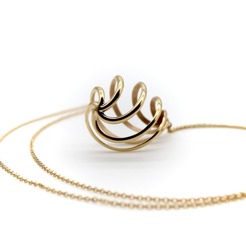 Collier Tiffany & Co. Paloma Picasso Venezia - Collier pendentif spiralé en or jaune 18k 58 Facettes