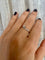 Bague 57 Bague solitaire diamant en or blanc 18k 58 Facettes