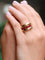 Bague 52 Bague jonc vintage en or jaune 18k et rubis synthétiques calibrés 58 Facettes 1049.2