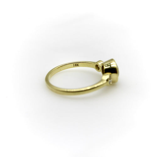 Bague 54 Bague trilogie de fiançailles en or 18k et diamants 58 Facettes