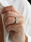 Bague 54 Omega My Choice - Bague chevalière en or blanc 18k et diamants 58 Facettes 1038.2