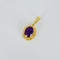 Pendentif Pendentif vintage en or jaune 18 carats et améthyste ovale 58 Facettes 2509002