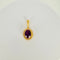 Pendentif Pendentif vintage en or jaune 18 carats et améthyste ovale 58 Facettes 2509002