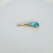 Pendentif Pendentif vintage en or blanc 14 carats et tourmaline 58 Facettes 2508020