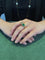 Bague 55 Cartier Panthère - Bague vintage en or jaune 18 carats et chrysoprase 58 Facettes 2.18786