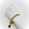 Bracelet Bracelet à maillons rolo avec cadenas cœur en or jaune 14k et grenat 58 Facettes