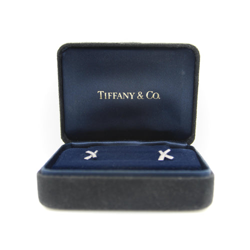 Boucles d'oreilles Paloma Picasso for Tiffany & Co. - Boucles d’oreilles Kiss en platine et diamants 58 Facettes A20039