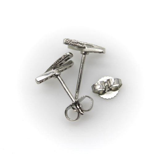 Boucles d'oreilles Paloma Picasso for Tiffany & Co. - Boucles d’oreilles Kiss en platine et diamants 58 Facettes A20039