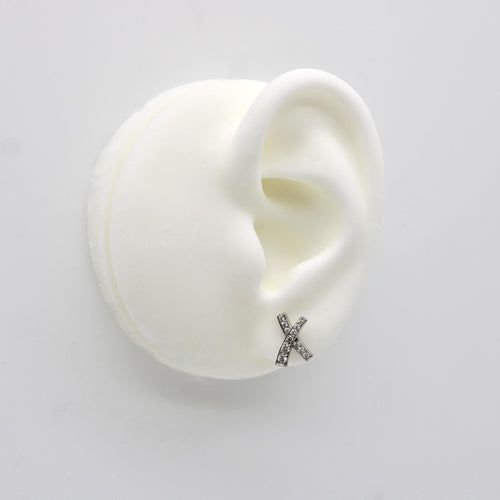 Boucles d'oreilles Paloma Picasso for Tiffany & Co. - Boucles d’oreilles Kiss en platine et diamants 58 Facettes A20039